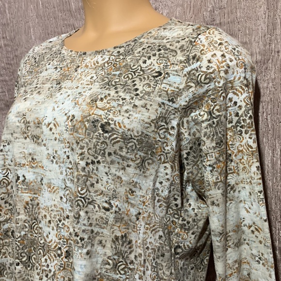 Sonoma Knit Top Blouse Cream Brown XL🌀 - Picture 7 of 13